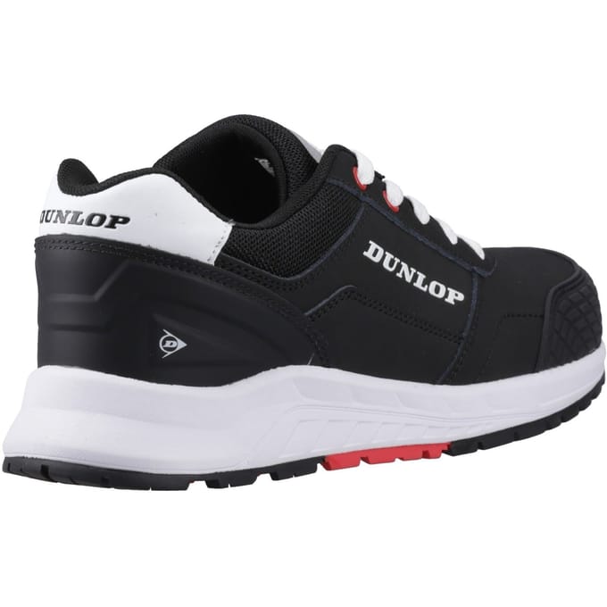 Dunlop Storm Nubuck Heren Veiligheidsschoenen Zwart/Wit/Rood