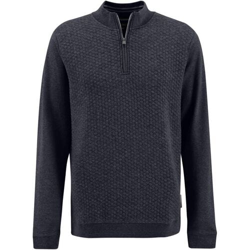 Fynch-Hatton Trui Sweater Troyer Quilted Navy / male