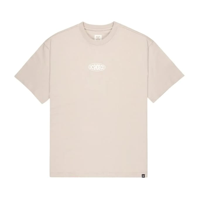 Dc Shoes Lectric T-shirt Met Korte Mouwen Beige S Man