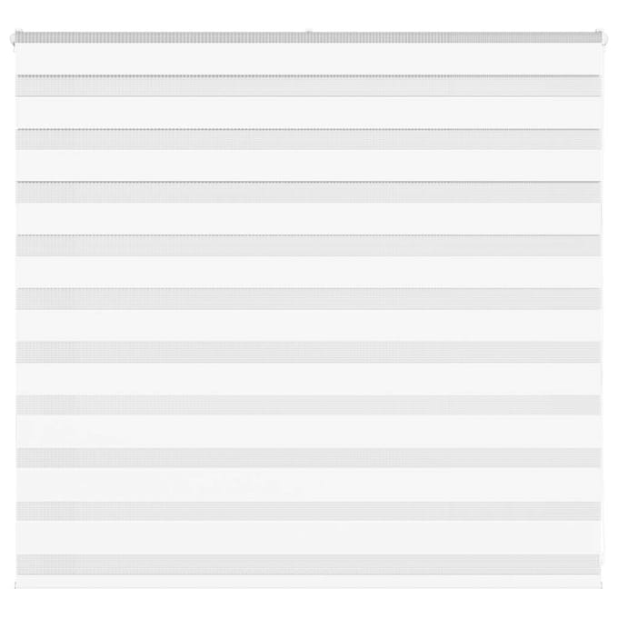 vidaXL - Zebra - Blind - 160x100 - cm - stofbreedte - 155,9 - cm - polyester - wit