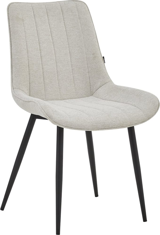 Colenis® - Verta Eetkamerstoelen - Set Van 6 - Beige - Geweven stof