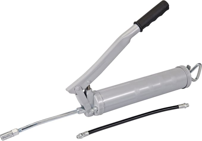 Silverline Heavy-Duty vetspuit - hefboom - 500 cm³ - flexibele en stevige spuitbuizen