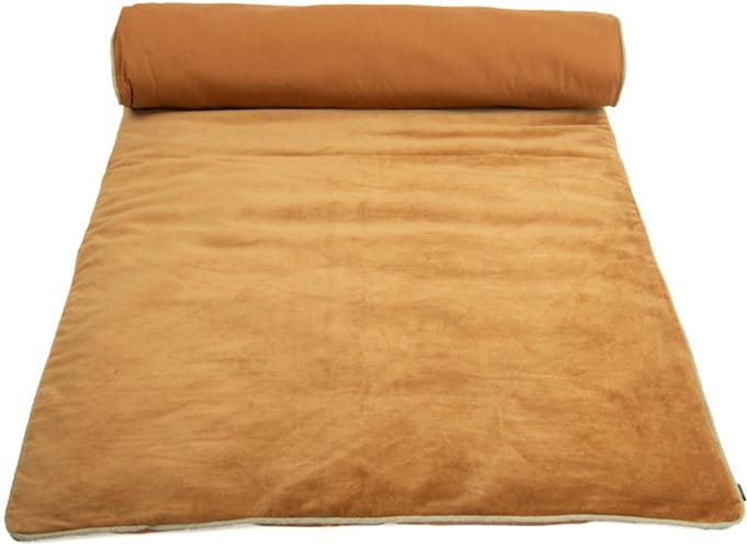 New Delhi sprei fluweel caramel - 85x200 cm