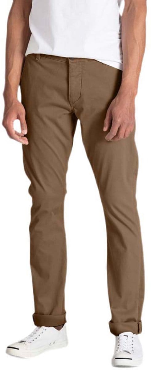 Dockers Smart Supreme Flex Skinny Broek Bruin 31 / 34 Man