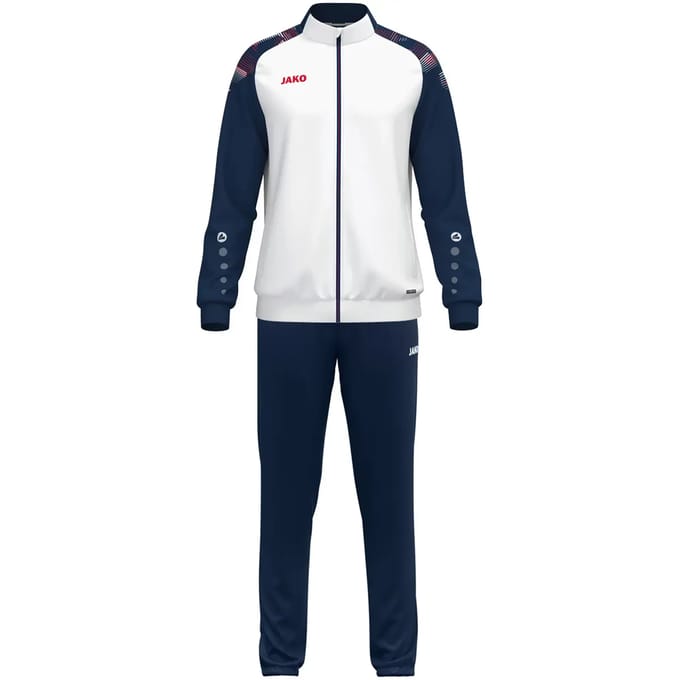 Jako Sonic Polyesterpak Kinderen - Wit / Marine / Rood | Maat: 116