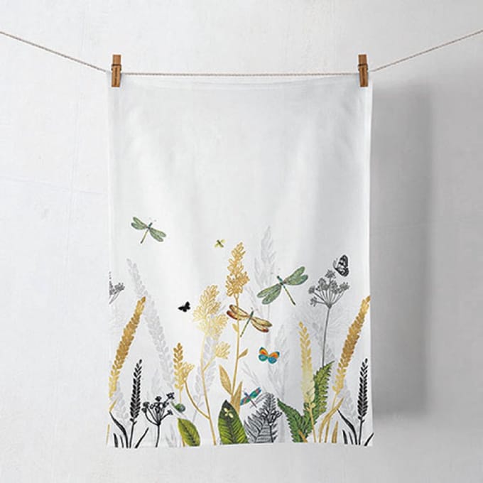 Ambiente - Keukendoek 'Ornamental Flowers' (50 x 70cm)