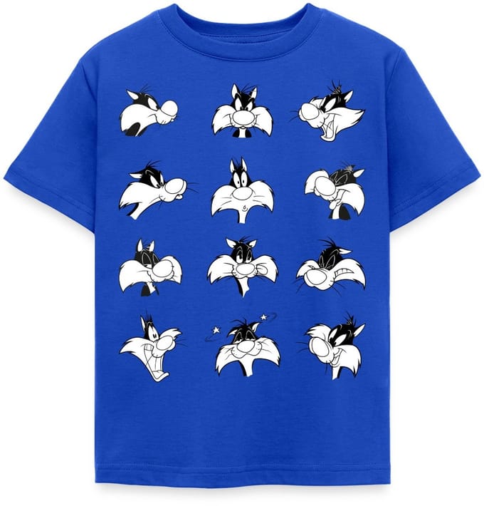 Looney Tunes Sylvester Facial Expressions T-Shirt Kinderen