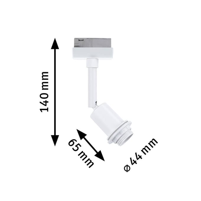 Paulmann URail Spot DecoSystems Basic, signaalwit, metaal