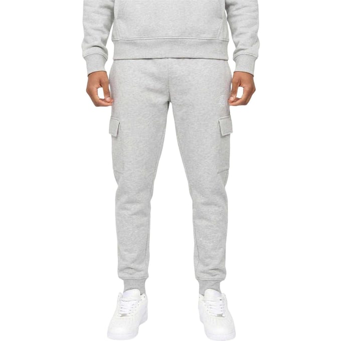 SikSilk Joggingbroek met logo voor heren (Grijze Mergel)
