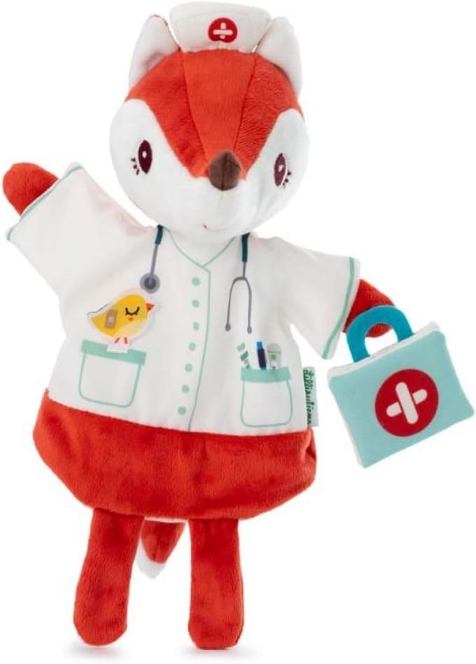 Handpop Dokter Speelgoed - Dokterstas en Zorgaccessoires voor Kinderen