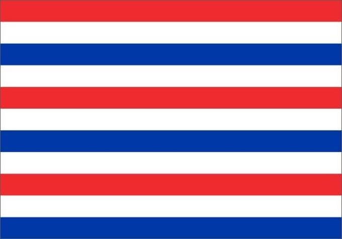 Prinsenvlag variant met Nederlandse kleuren 70x100cm