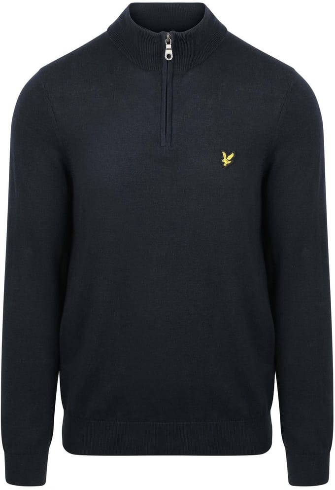 Lyle & Scott Half Zip Pullover Navy - Maat S - Heren - Quarter zip