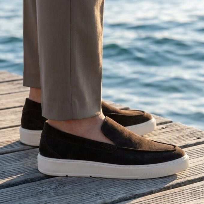 Skechers Slip Ins Heren Instapper Respected Elgin - 204810 CHAR Grijs - Maat 46