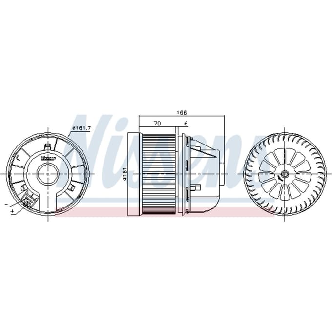 Binnenventilator NISSENS 87490