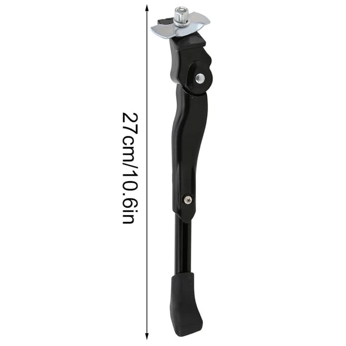 Support latéral central en alliage d'aluminium pour vélo de route et de montagne black
