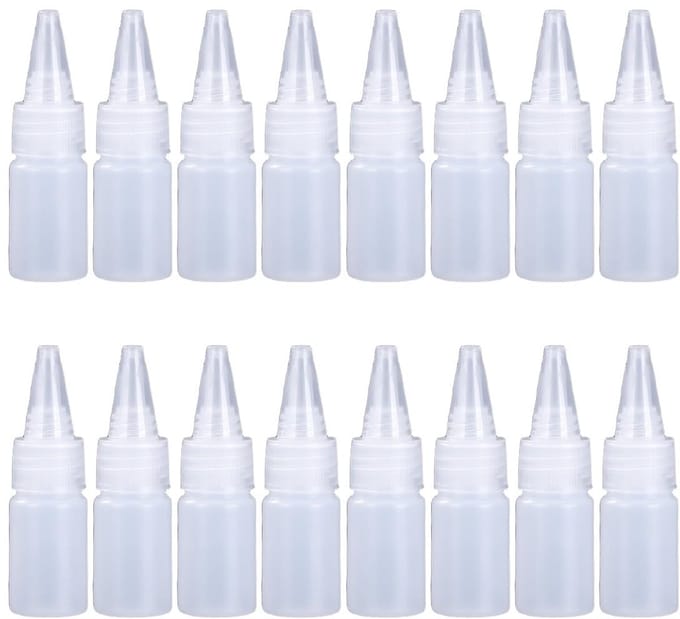 Plastic Flexibele Flesjes, Kleine Knijpflesjes, Herbruikbaar, in Plastic, met Dop
