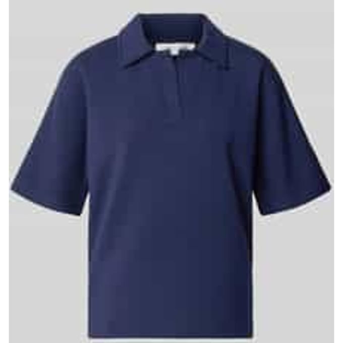 regular fit poloshirt met V-hals