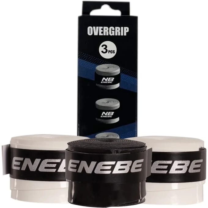 Pack Of 3 Overgrips Smooth Enebe Blanco/zwart/blanco