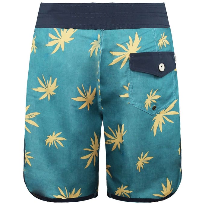 Vans Off The Wall Stretch Taille Bedrukt Blauw Heren Planetary Boardshort VN 00QL0D4