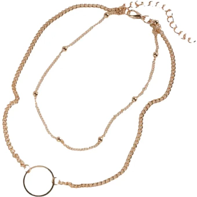 Set van collier met gepolijste cirkel hanger vrouw 24 Colours