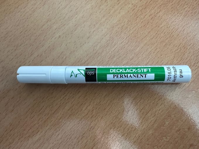 Lakstift 9152 kleur zuiverwit Ral 9010