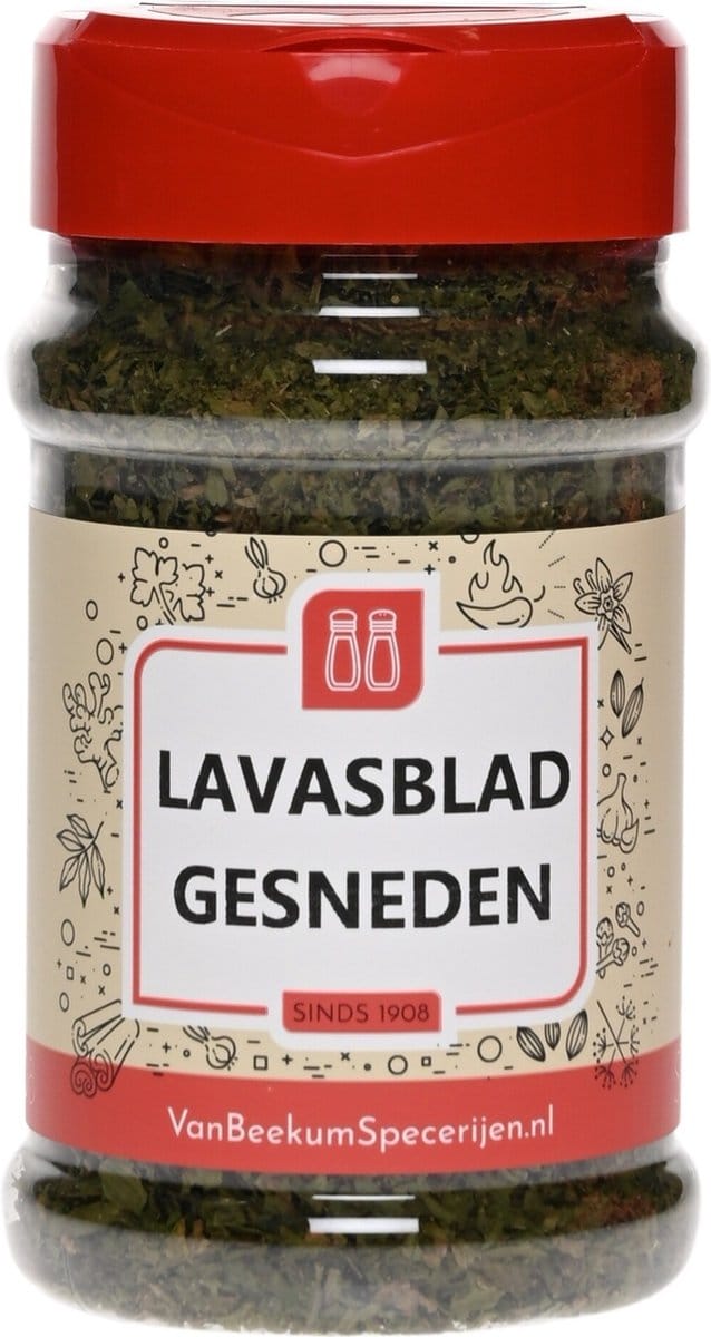Van Beekum Specerijen - Lavasblad Gesneden - Strooibus 40 Gram