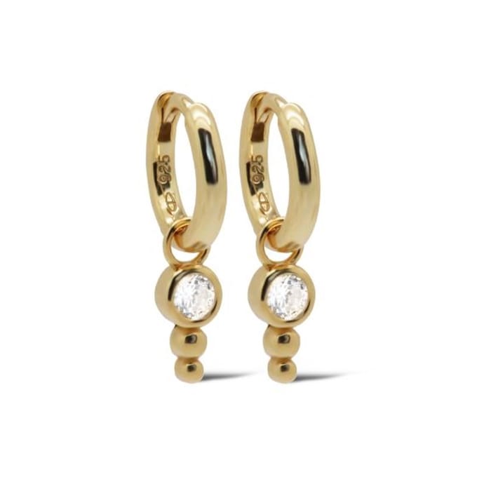Karma Oorhangers Steen Figaro Crystal Goudkleurig