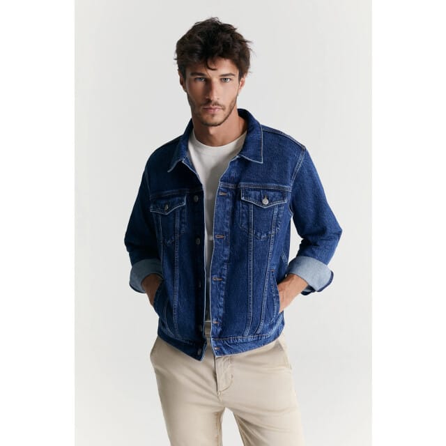 Cup of Joe Ryan jeans jacket dark blue