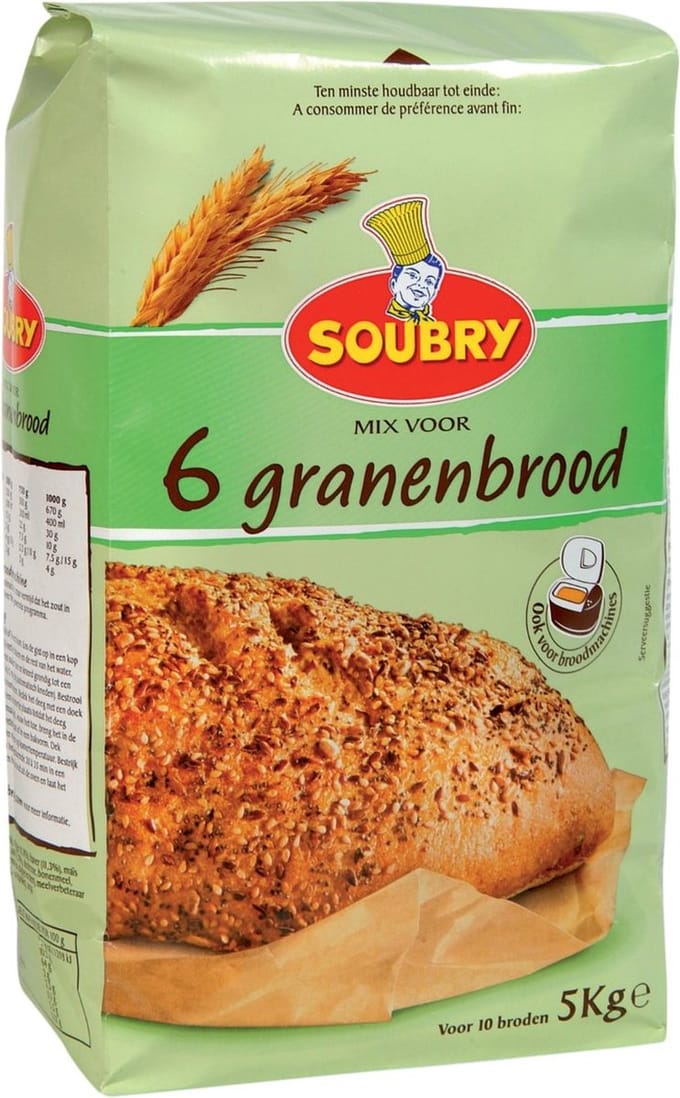Soubry - Mix voor 6 granenbrood - 5kg