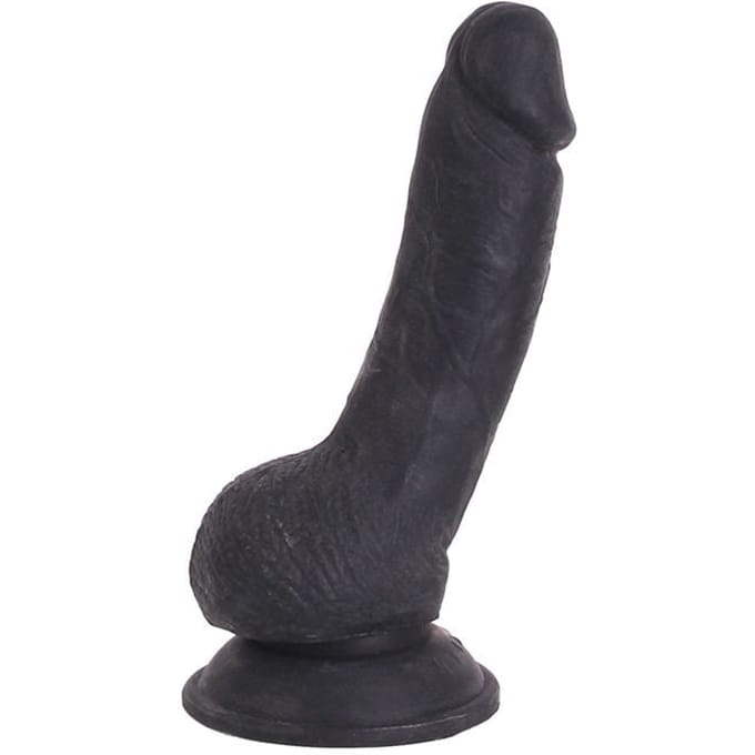 Cox - Realistische dildo van 17 cm - Zwart