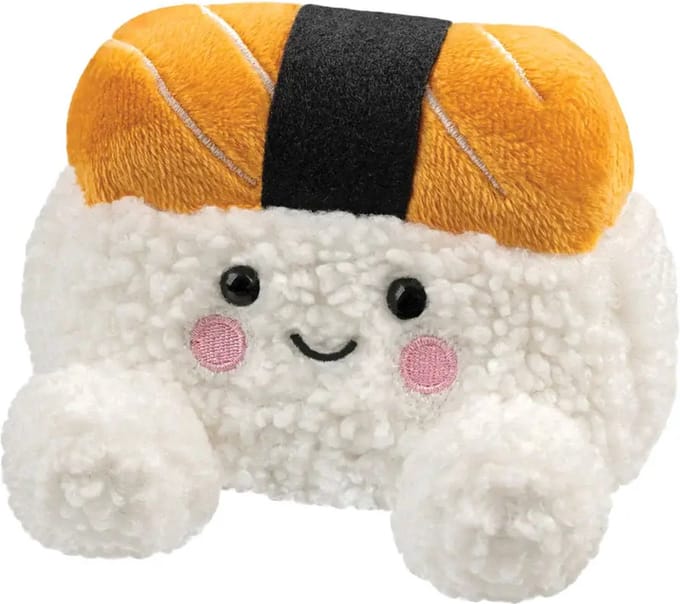 Palm Pals Suhiro Salmon Sushi - Knuffel van 13cm - AUR-61595