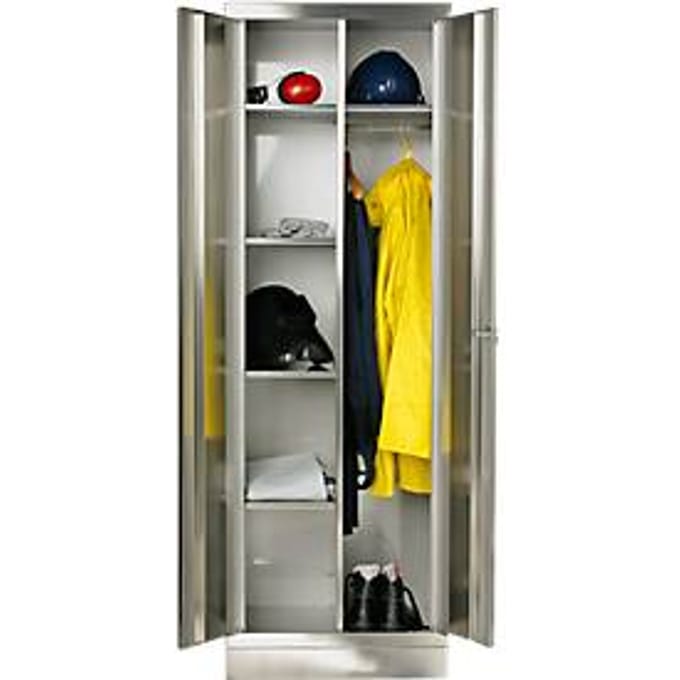 Rvs lockers B 800 mm, fitting