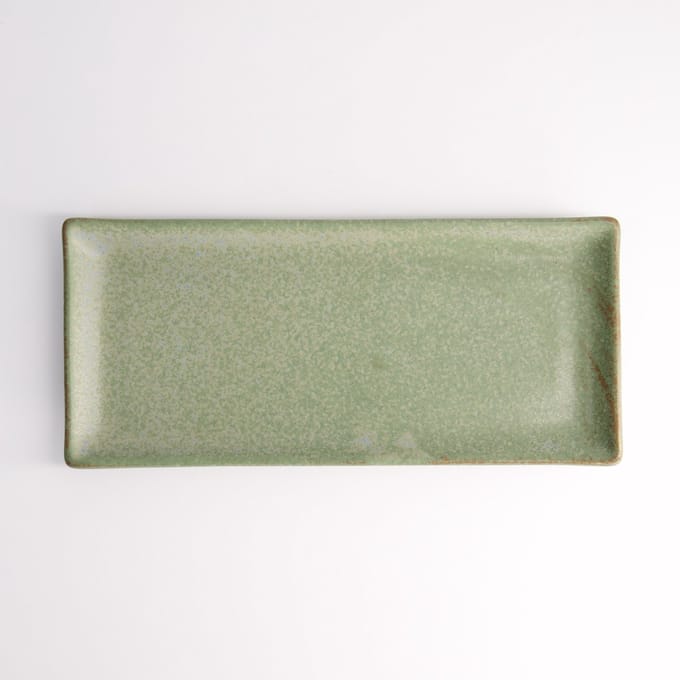 Tokyo Design Studio - Vert Sauge Rechthoekig Bord - Saliegroen - 28,5 x 12,5 cm