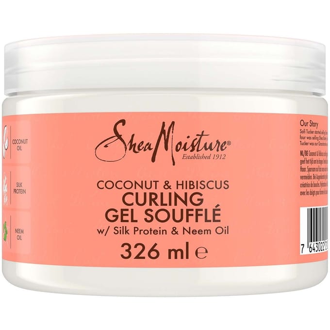 Shea Moisture Coconut & Hibiscus - Curling Gel Soufflé - 326 ml