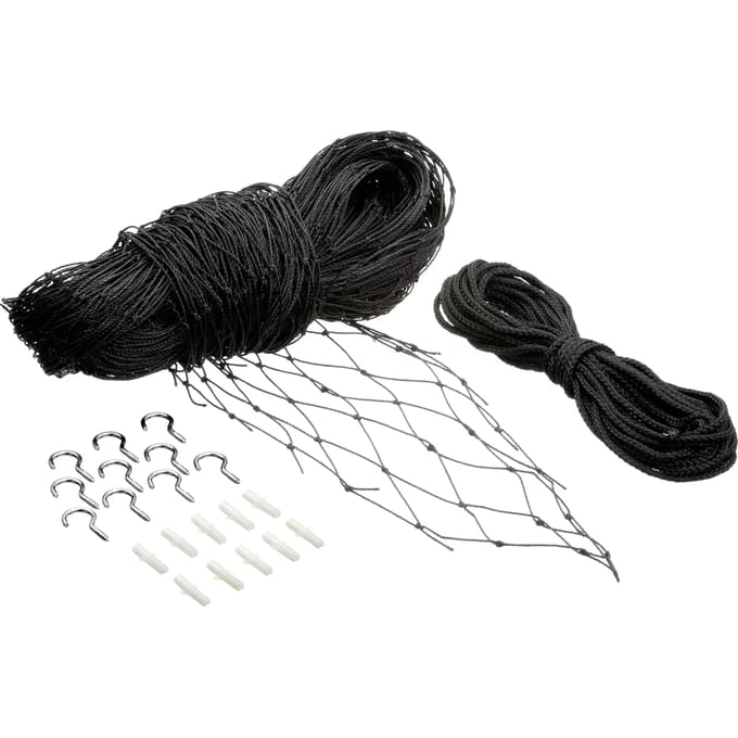 Flamingo Kattenaccessoire Beschermnet - 3x4m - zwart