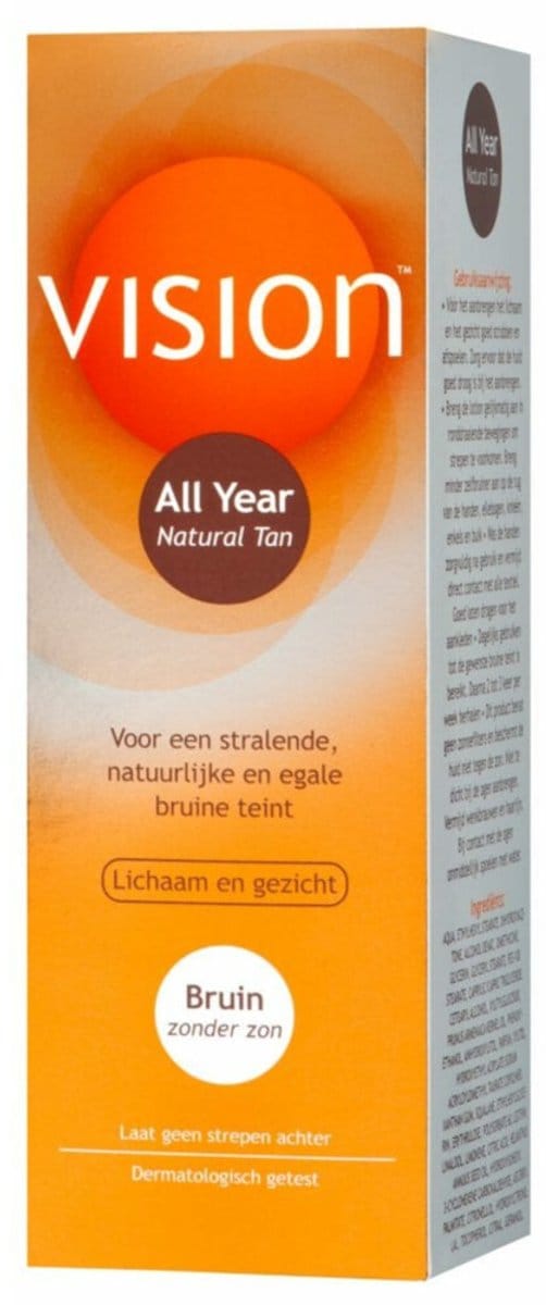 Vision - All Year Natural Tan - 2 x 150 ml - Voordeelverpakking