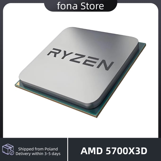 AMD Ryzen 7 5700X3D Gaming Desktop Processor 4,1GHz 8-Core 16-Thread 96MB L3 Cache 7nm AM4 CPU Zonder Koeler 100-00001503