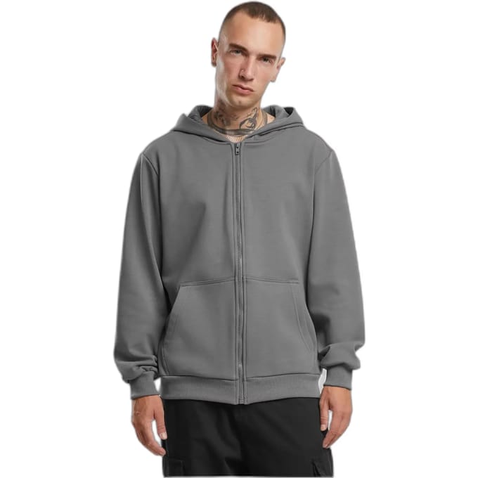 Urban Classics - Cozy Vest met capuchon - S - Grijs
