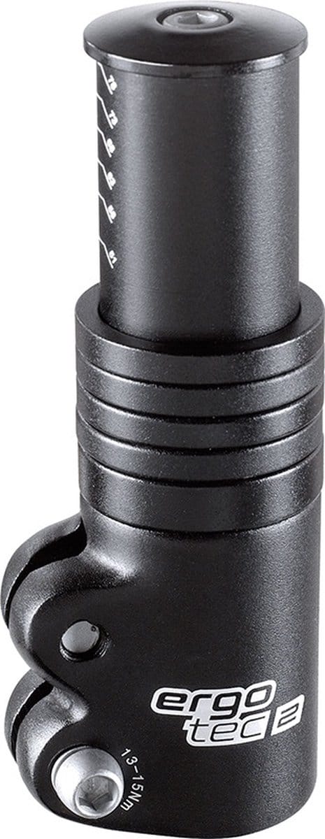 Ergotec Ahead 3 Stuurpenverlenger - AL6061 T6 - Zwart
