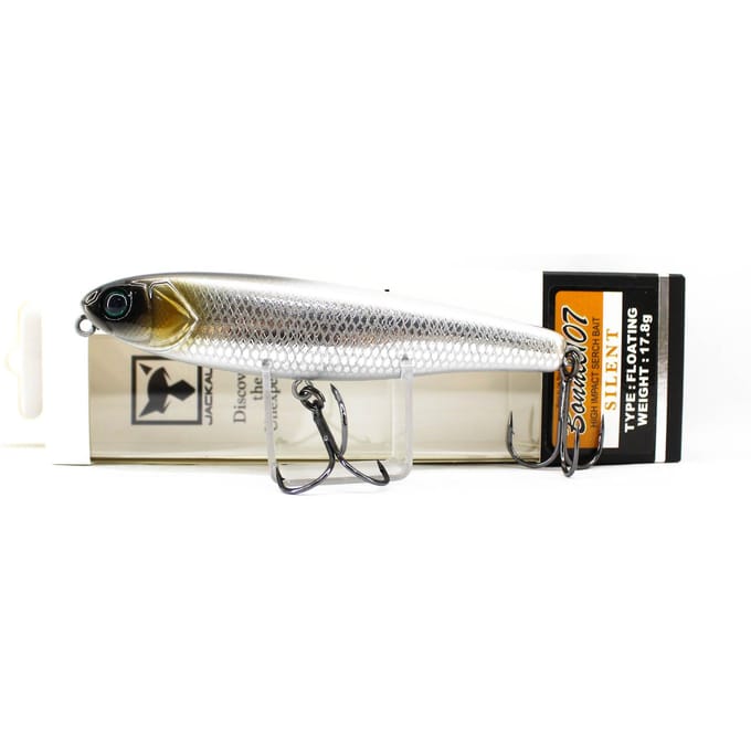 Jackall Bonnie 107 Silent Drijvend Aas HL Silver Nightmare (9459)