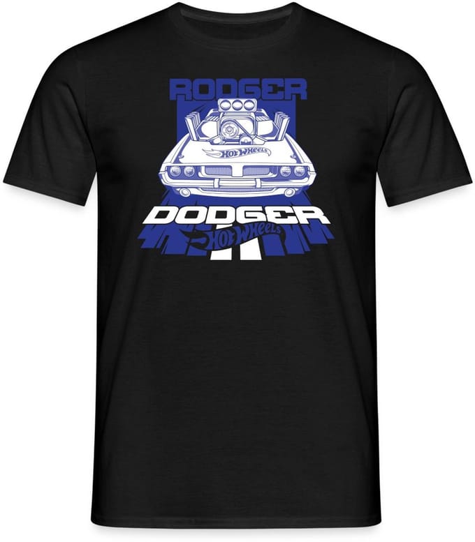 Hot Wheels Rodger Dodger T-Shirt Heren