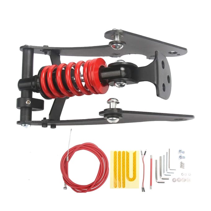 Accessoires de Scooter amortisseur arrière de Scooter Scooters électriques accessoires de Scooter compatibles Compatible with PRO1 PRO2 gray