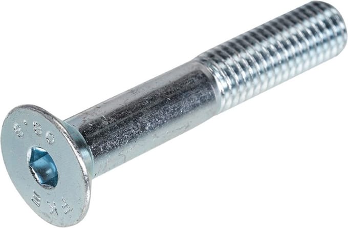 Inbusbout Din7991 8.8 Vk M10X80Mm Elvz - 50 stuks