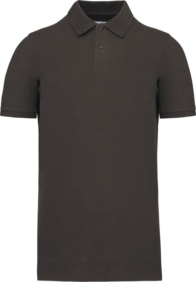 Kariban Piqué-herenpolo Bio180 K2025 - Dark Grey - S