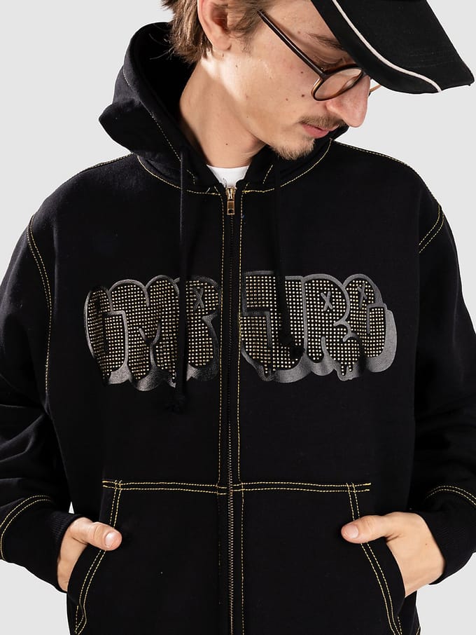 Empyre Slime Zip Hoodie zwart