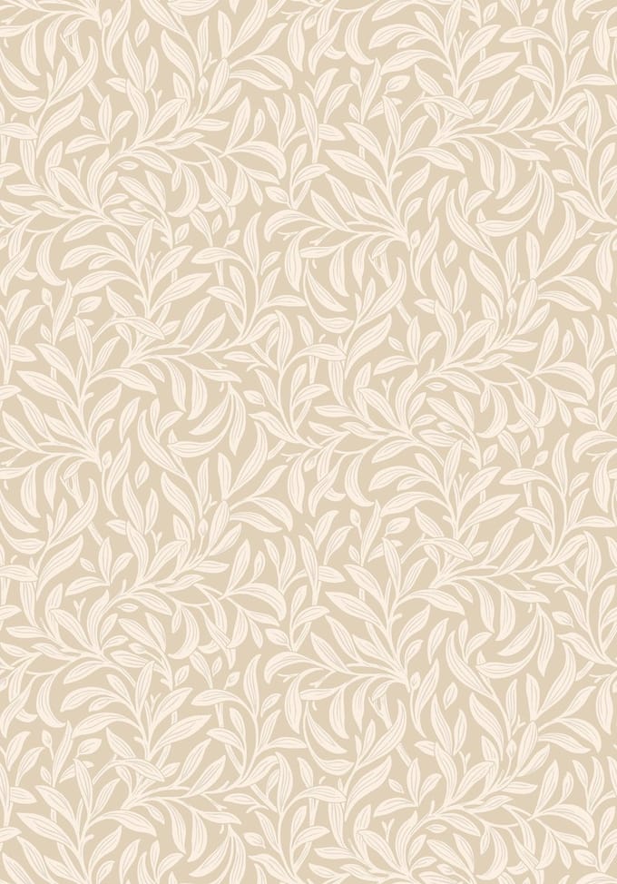 Boråstapeter Vliesbehang 4832 - New Heritage - Botanisch Beige - 53cm x 10.05m
