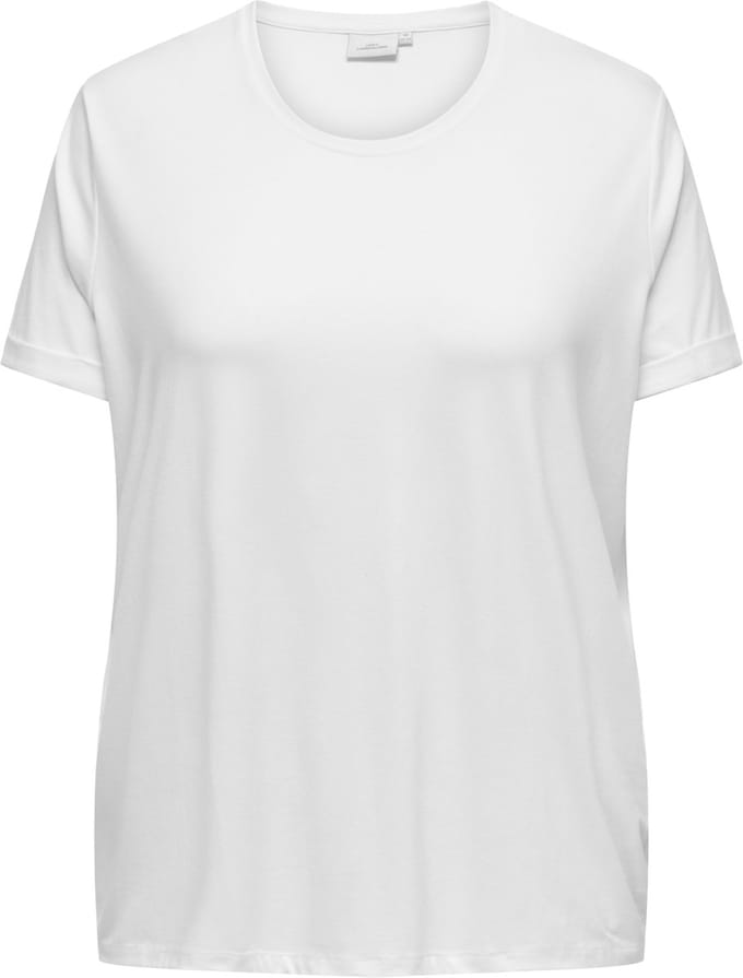 ONLY CARMAKOMA - CARMOSTER S/S FOLD UP TOP JRS NOOS - Dames - T-shirts