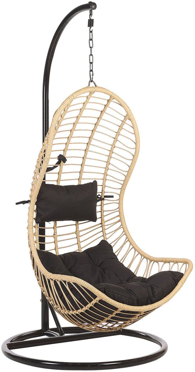 PINETO - Hangstoel - Natuurlijk - 80 cm - PE rotan
