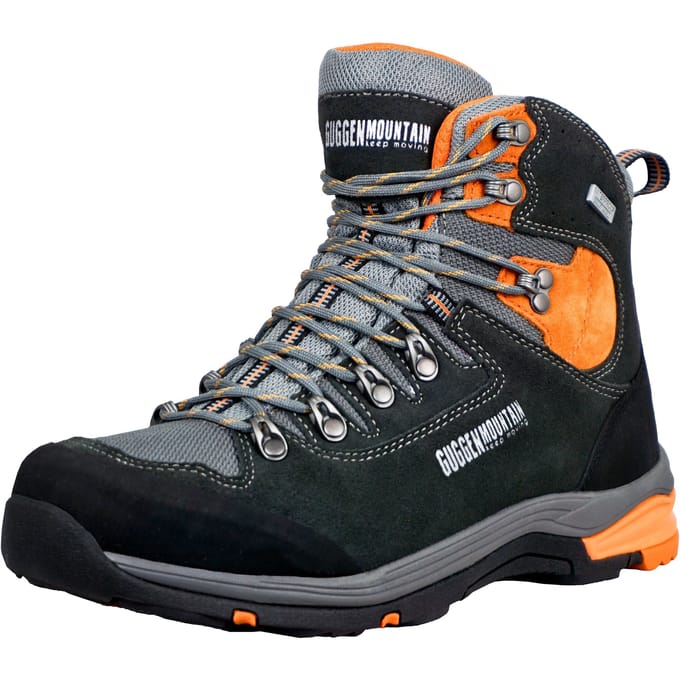Dames Wandelschoenen Leer Zwart