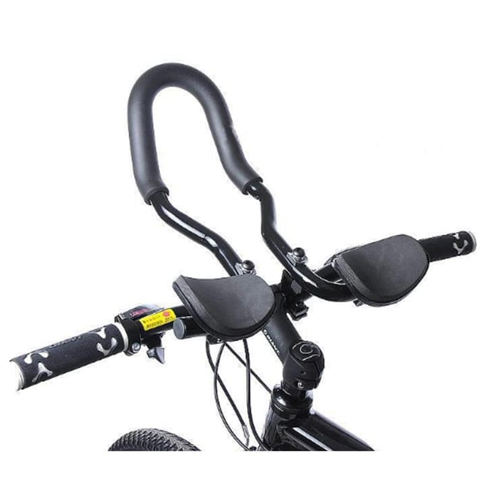 Vélo Barre Aéro Cyclisme Réglable Multi-Position Repose-Bras Guidon Triathlon gray